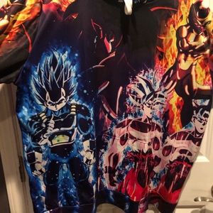 Dragonball Z poly hoodie